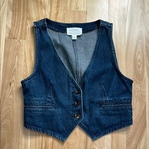 Anthropologie Denim Vest